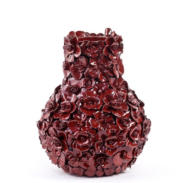 DesPots Vase mittel bordeauxrot Bild 1